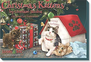 Christmas Kittens by Giordano Studios 20 Christmas Card Assortment #90308