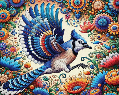 Springbok BLUEJAY IN SUMMER 1000PC Jigsaw Puzzle