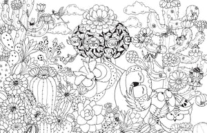 A Million Owls: Fine Feathered Friends to Color Coloring Book Vol.4