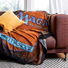 Load image into Gallery viewer, Magic the Gathering Logo Card Sherpa Lined Fleece Throw Blanket