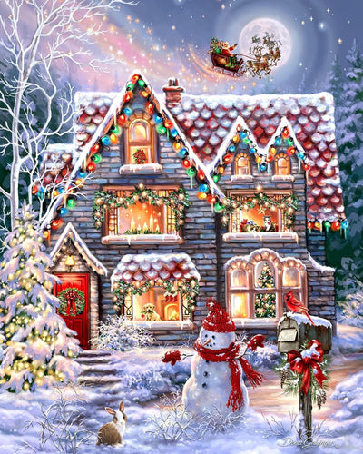 Springbok CHRISTMAS EVE COTTAGE 1000pc Puzzle