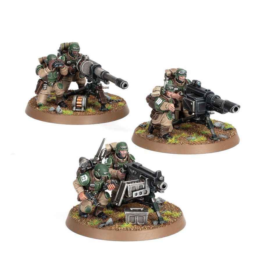 WARHAMMER 40K ASTRA MILITARUM CADIAN HEAVY WEAPON SQUAD, #47-19