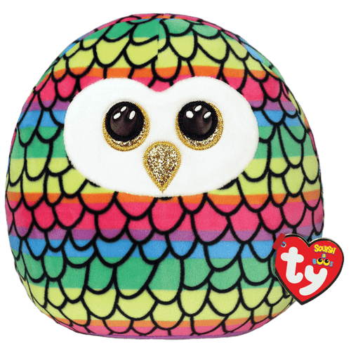 TY Squishy Beanies Owen the Owl 10