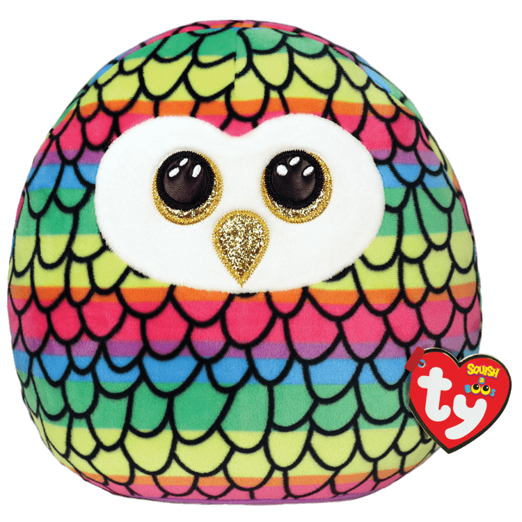 TY Squishy Beanies Owen the Owl 10
