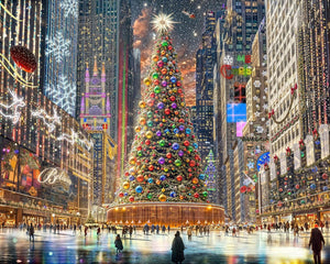 SPRINGBOK CHRISTMAS IN THE CITY 1000PC JIGSAW PUZZLE