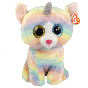 Ty Beanie Boo Heather the Caticorn Large 16" RETIRED
