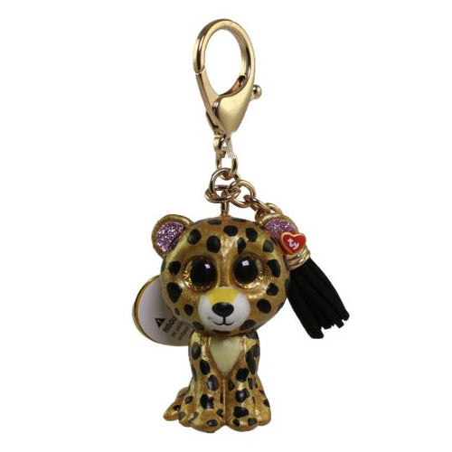 TY Mini Boos Key Clip Sterling the Leopard