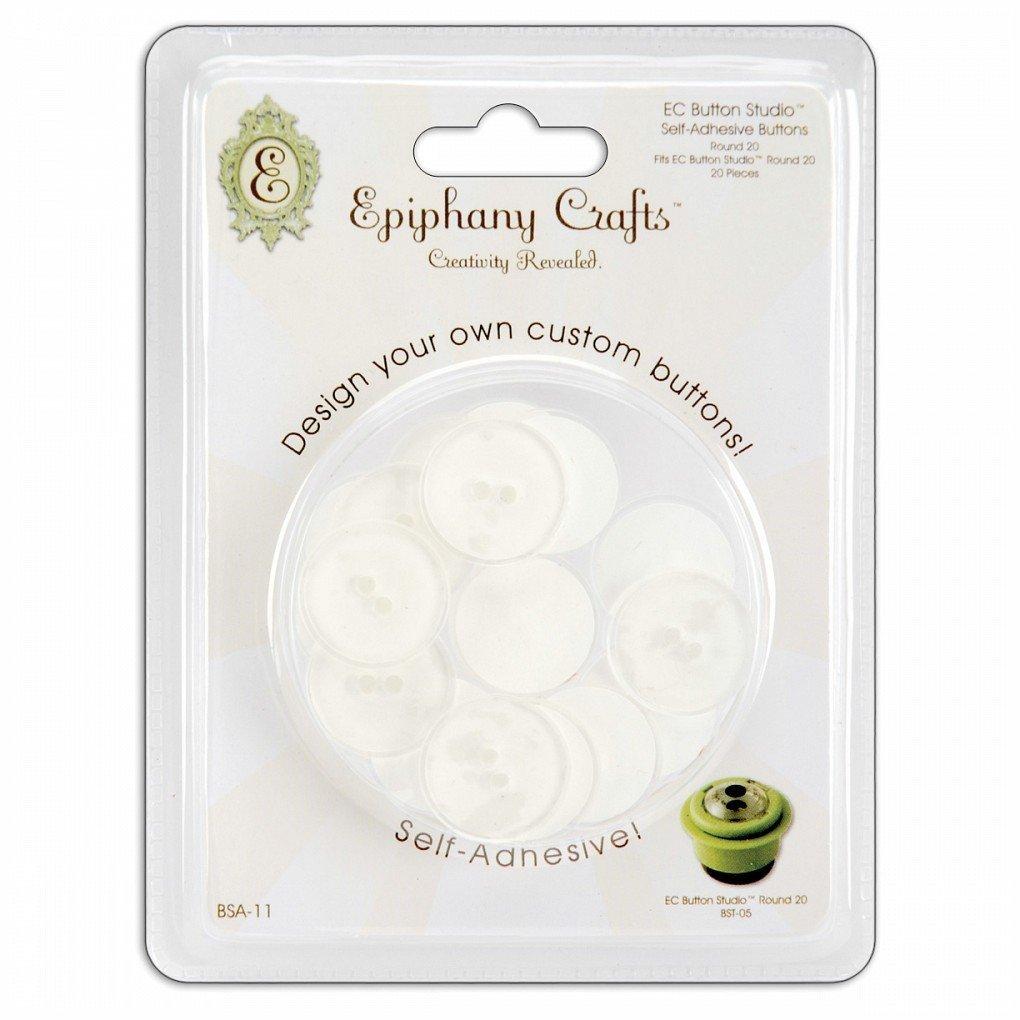 Epiphany Crafts Self-Adhesive Round Buttons BSA-11