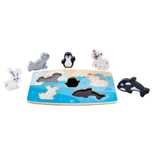 Load image into Gallery viewer, Hape Polar Animal Tactile Puzzle