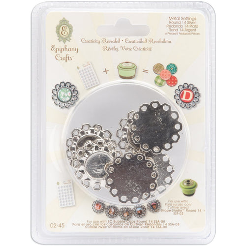 Epiphany Crafts Round 14 Metal Settings Charms