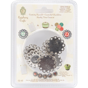 Epiphany Crafts Round 14 Metal Settings Charms