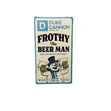 Load image into Gallery viewer, Duke Cannon Frothy the Beer Man Brick of Soap