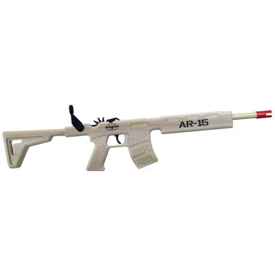 Magnum Wooden AR-15 Rubber Band Rifle, Blue Ammo