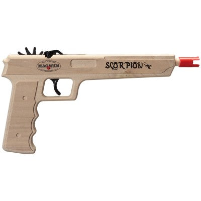 Magnum Wooden Scorpion Rubber Band Pistol