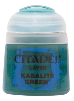 CITADEL COLOUR LAYER: KABALITE GREEN 12ML: #22-21