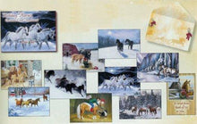 Load image into Gallery viewer, Leanin Tree Holiday Horses Christmas Cards Assortment #90205