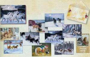 Leanin Tree Holiday Horses Christmas Cards Assortment #90205
