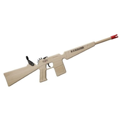 Magnum Wooden M-16 Maurader Rubber Band Rifle no scope