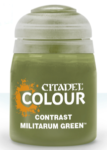 CITADEL COLOUR CONTRAST: MILITARUM GREEN (18ML) #29-24