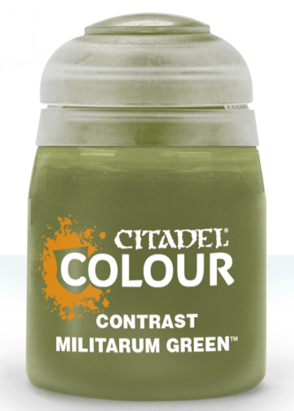 CITADEL COLOUR CONTRAST: MILITARUM GREEN (18ML) #29-24
