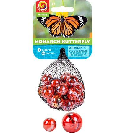 PlayVisions Monarch Butterfly Mega Marble Game Net Discontinued