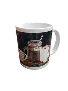 Leanin Tree Hot Cocoa State of Mind Ceramic Gift Mug #56412