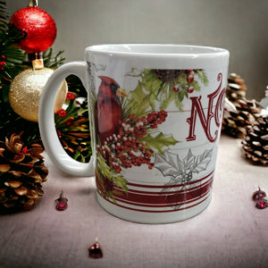 Leanin Tree Noel Christmas Ceramic Gift Mug #56434