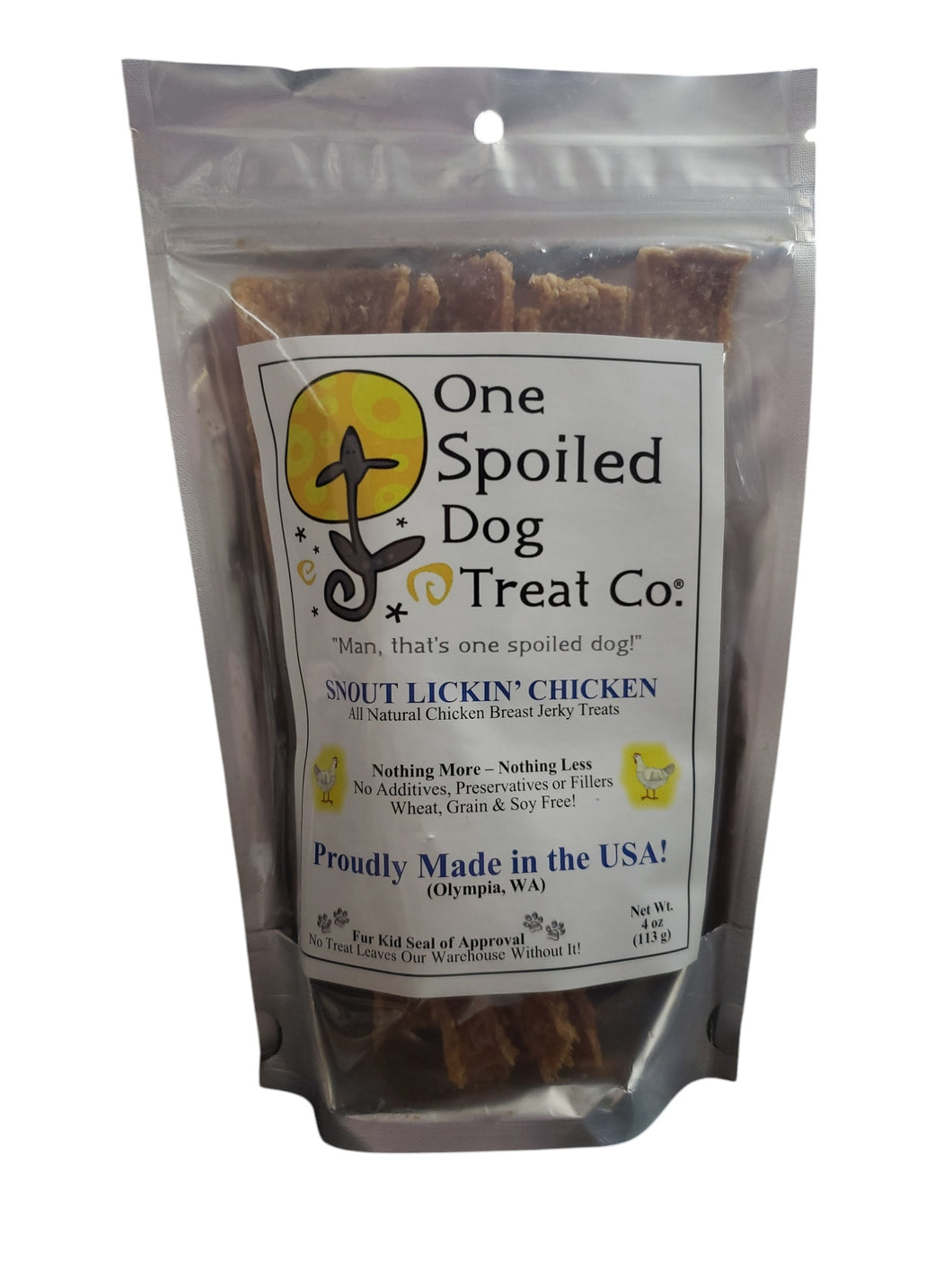 Snout Lickin Chicken Dog Treats