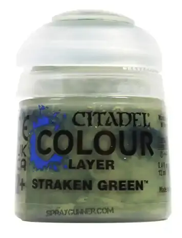 CITADEL COLOUR LAYER: STRAKEN GREEN #22-28