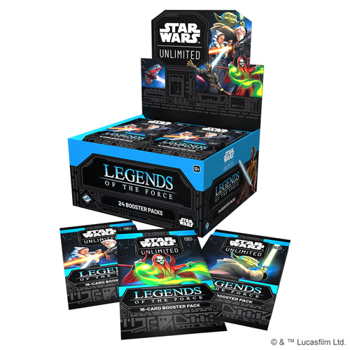 Star Wars: Unlimited -  Legends of the Force: Booster Display Preorder RELEASE July 11, 2025