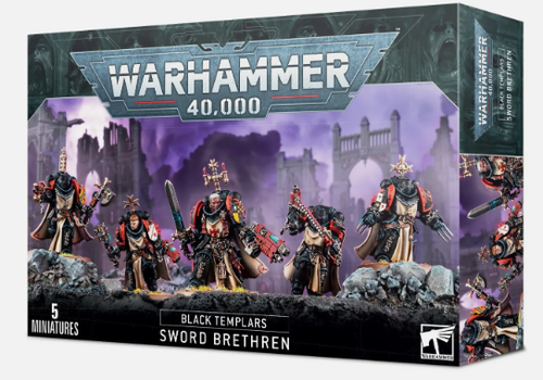 WARHAMMER 40K BLACK TEMPLARS SWORD BRETHREN #55-43