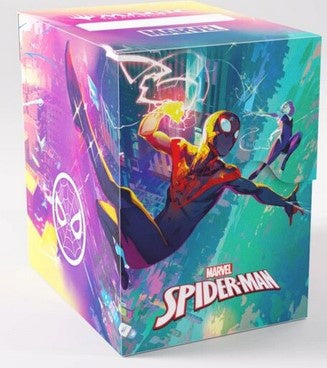 Gamegenic MTG Soft Crate 80+Deckbox- Marvel's Spider-Man- Spider-Man/Spider- Gwen