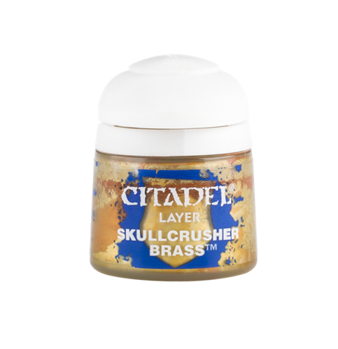 CITADEL COLOUR LAYER: SKULLCRUSHER BRASS 12ML #22-73