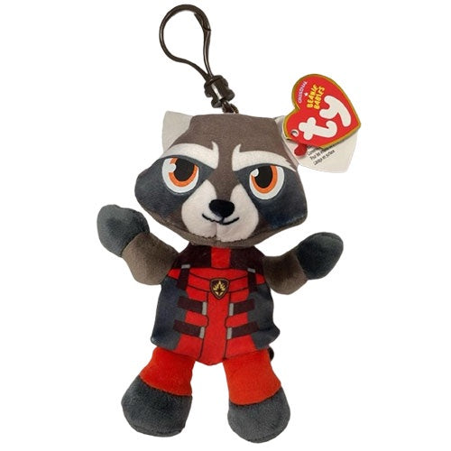 TY Marvel ROCKET - raccoon floppy clip