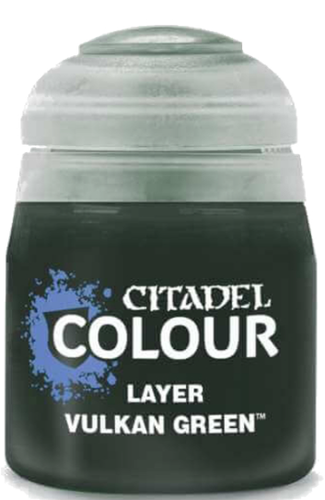 CITADEL COLOUR LAYER: VULKAN GREEN 12ML #22-90