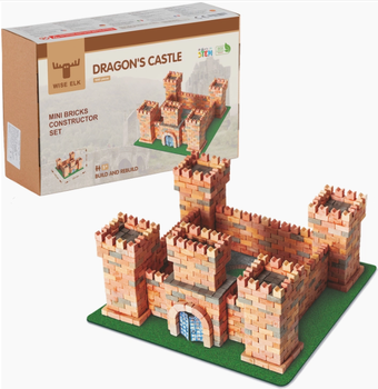 Wise Elk Dragon's Castle 1080 pcs  Mini Bricks Construction Set