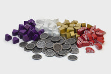 Load image into Gallery viewer, Wyrmspan Upgrade Pack (Metal Coins &amp; Wooden Resources)