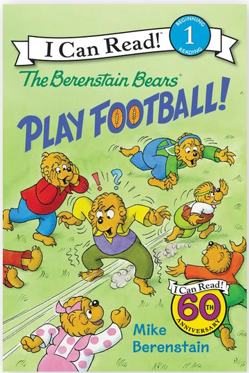 I CAN READ LEVEL 1 BOOK THE BERENSTAIN BEARS PLAY FOOTBALL