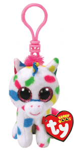 TY Beanie Boos Harmonie the Unicorn Key Clip 5"