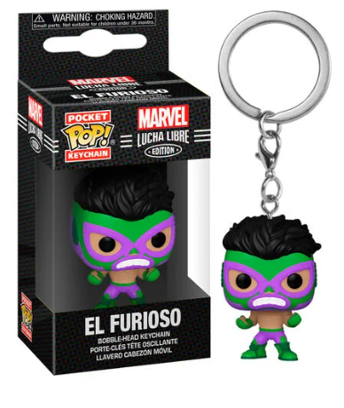 Funko POP Keychain: Marvel Luchadores- Hulk