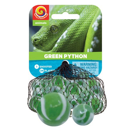 Playvisions Green Python Mega Marble Game Net