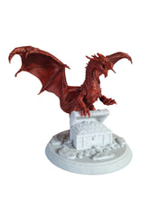 Load image into Gallery viewer, Grothor Ironhide Dragon with Chest 3D Print Miniature