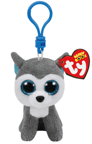 TY Beanie Boos Slush the Husky Key Clip 5