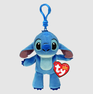 TY Disney Stitch Keychain 4"