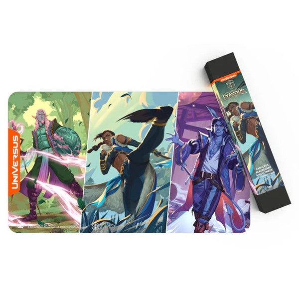 UniVersus TCG: Critical Role - Heroes of Exandria - Playmat, Caduceus, Beauregard, Mollymauk