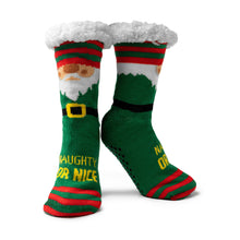 Load image into Gallery viewer, Two Left Feet Mistletoes Slipper Socks