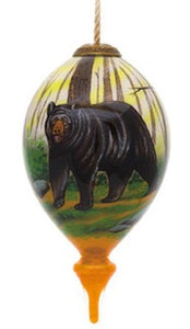 Woodland Morning Hand Painted Christmas Ornament