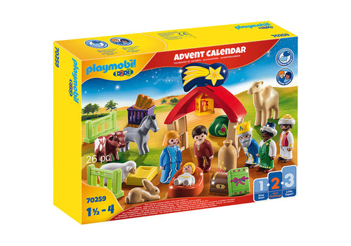 Playmobil 1.2.3 Advent Calendar - Christmas Manger