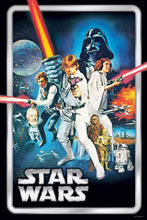 Load image into Gallery viewer, Classic Star Wars 3D Lenticular Jigsaw 300pc Puzzle Tin Book