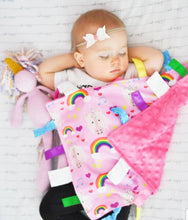 Load image into Gallery viewer, Baby Jack and Company - Learning Lovey Unicorn 14&quot; x 18&quot;